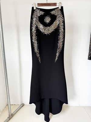 Full Sleeve Two-Piece Speaker Skirt Set with Colorful Sequins SR2418 A Perfect Combination of Style and Elegance