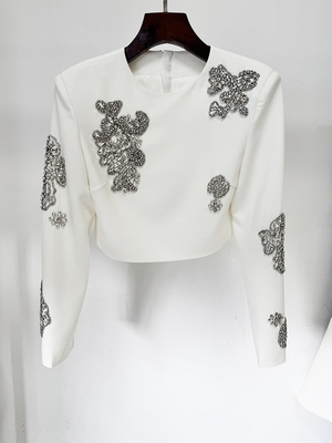 Top Length Regular Sleeve Material Polyester/Cotton SR2408 Spring Fashion Two-Piece Set for Women's Fashion