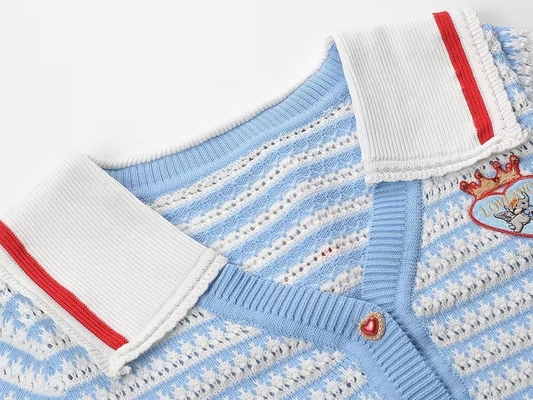 Short Sleeve Knit Top KD2251 Delicate Women's end Standard Thickness Support for Craftsmanship
