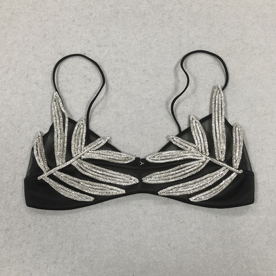 TS2267 Hot Water Drill Crystal Chain Bra Top Perfect and Fast Sample Delivery None Pattern Intelligent Tracking Supported