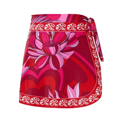 Printed Pattern and Full Polyester Material SM2134 Single Shoulder Tight Dress for Women's Swimwear Set Basic Style