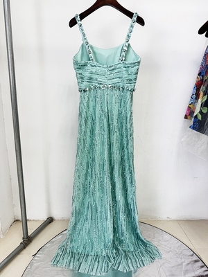 Kimshein ED2771 Luxury Evening Dress Elegant Sequined Maxi Dress for Women Sleeveless Crystal Party Dress from Guangdong