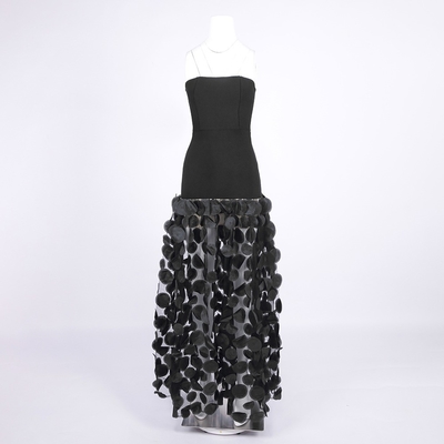 Nightclub Clothing SB3348 Graceful and Sensual Off-Shoulder Sleeveless Floral Dress Tight-Fitting Bandage Dress for Women