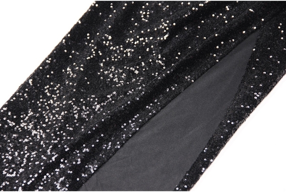 BLAZER SR2405 Women's Fashion Two-Piece Dress Set with Shiny Sequin Party Dress and Glittering Embellishments