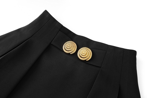 SR2404 Kimshein Spring Fashion Two-piece Set in Mid-length Pants and Polyester Cotton Fabric for Women in Contemporary Style