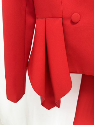 SR2398 Fashion Sport Jacket Suit Elegant Two-Piece Long Pants Set for Women Official Luxurious Two-Piece and Distinctive