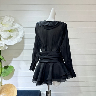 SS2387 Kimshein Fashion Women's Two-Piece Casual Set with Regular Sleeves and Above-Knee Length