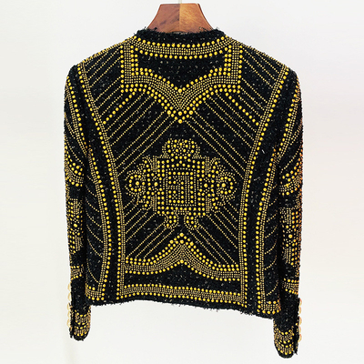BLAZER Kimshein BA2344 Women's Jacket Beaded Wool and Luxurious Design for Autumn Fashionista Essential