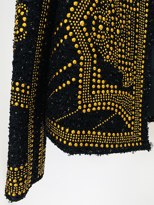 BLAZER Kimshein BA2344 Women's Jacket Beaded Wool and Luxurious Design for Autumn Fashionista Essential