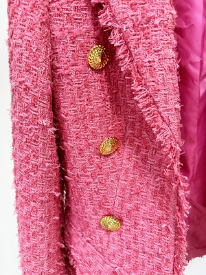 BA2340 Kimshein Autumn/Winter Fashion French Style Slim Fit Houndstooth Blazer Suit Jacket for Customer Requirements