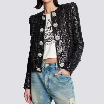 BA2324 Fashion Women's Spring and Autumn Jacket Standard Thickness Casual Outerwear with 7-Day Fast Sampling Support