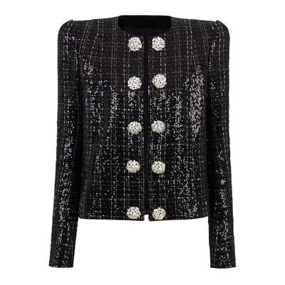 BA2324 Fashion Women's Spring and Autumn Jacket Standard Thickness Casual Outerwear with 7-Day Fast Sampling Support