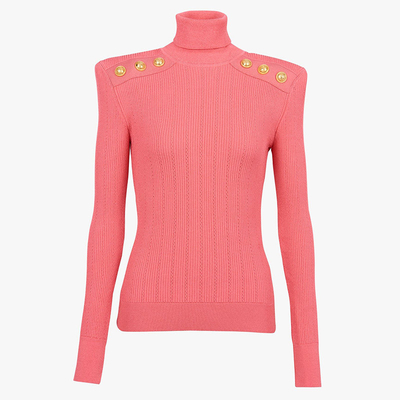 Full Sleeves Winter Knitted Top for Women H3249 High Neck Slim Fit Sweater in Soft and Comfortable Material