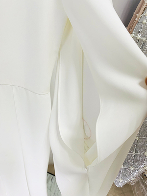 JB2258 Elegant Formal Jumpsuit with Long Sleeves and Luxurious Water Diamond Embellishment Perfect for Everyday Routines