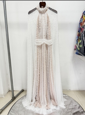 Pearl Beads in Luxurious Style ED2768 Kimshein Elegant Pearl Mesh Beaded Luxury Dress for Women's Elegant Evening Gown