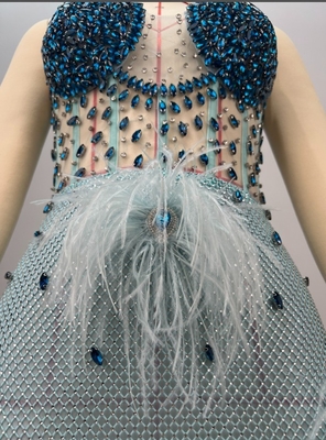 ED2765 Guangdong Customizable Logo Position Elegant and Sophisticated Woven Evening Gown with Beautiful Crystal Diamond Embellishments