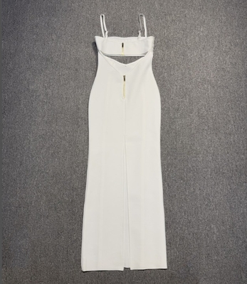 Summer Collection Maxi Party Dress with Beaded Embellishments for Women at Markexi Club Event Luxurious Design