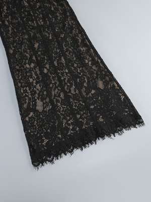 Kimshein Women's Elegant Lace Sleeveless Long Sexy Tight Night Party Dress Make a Statement with Your Style and Elegance