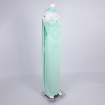 SB3450 Women's Off-Shoulder Maxi Dress for Sophisticated Parties and Functions