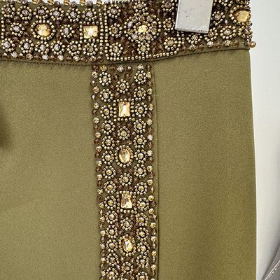 100g Fabric Weight TOP SS2376 Summer Women's Two-Piece Camisole Set with Crystal Bead Embellishment