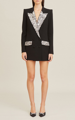 BA2321 Kimshein Fashion Autumn Women's Jacket Elegant Crystal V-Neck Suit Coat for V-Neck Collar and Intelligent Tracking