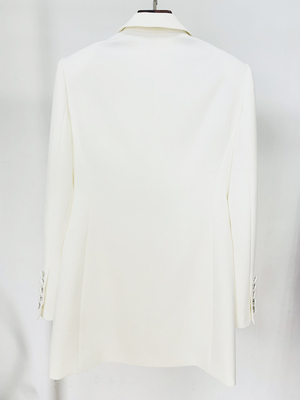 BA2321 Kimshein Fashion Autumn Women's Jacket Elegant Crystal V-Neck Suit Coat for V-Neck Collar and Intelligent Tracking
