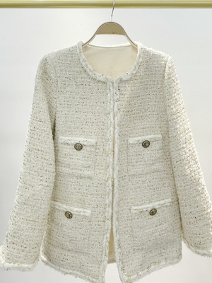 KIMSHEIN WS2207 Women's Retro Style Jacket in Sweet Woolen Design for Winter Birthday Celebration