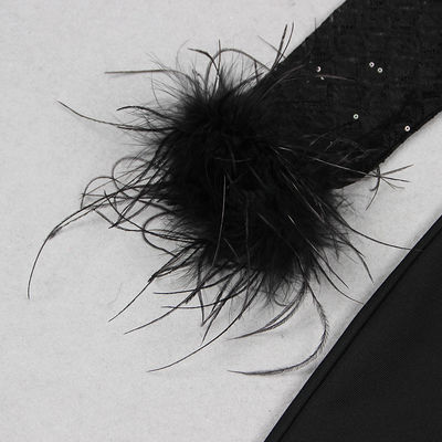 JB2245 Solid Strapless Off-shoulder Bandage Jumpsuit Elegant Black One-piece Tight Sportswear for Women Summer Season