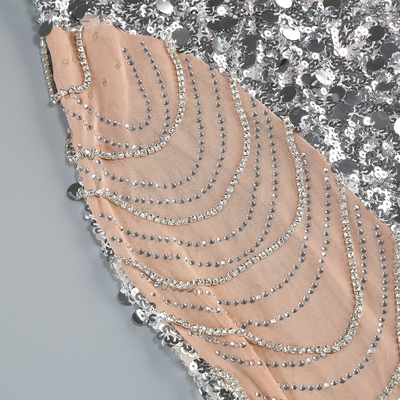 ED2751 Crystal Sequin Party Dress Elegant Women's Evening Dress All Seasons Elegant Shiny Sparkling Perfect for Parties