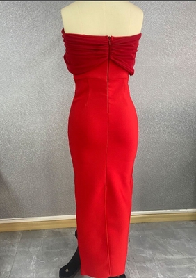 SB3424 Kimshein Crystal Bandage Dress Perfect for Elegant Occasions Off-Shoulder and Breathable