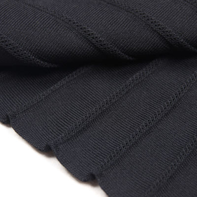 KD2236 Women's 2-Piece Spring Suit V-Neck Jacket and Flounce Skirt Made with Plush Fabric Knee-Length