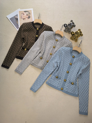 KD2224 Women's end Luxury Short Suit Set Elegant Ladies Formal Style Two-piece Set Luxurious Style 260g Fabric Weight