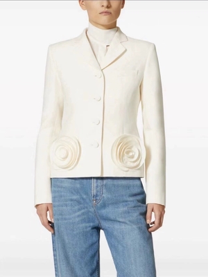Experience Versatility with Our BA2292 Women's Reversible Floral Pocket Coat Fast Shipping Guaranteed