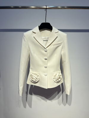 Experience Versatility with Our BA2292 Women's Reversible Floral Pocket Coat Fast Shipping Guaranteed