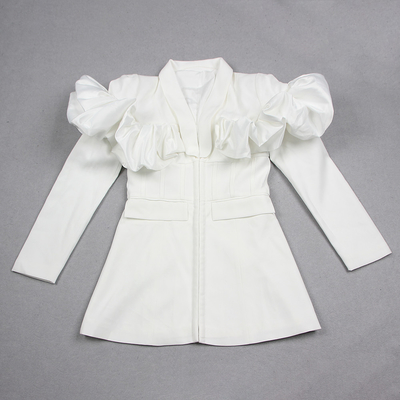 Kimshein BA2293 Pink Puff Long-Sleeved Mini Dress Formal Suit with 7-Day Fast Sampling and Intelligent Tracking Support