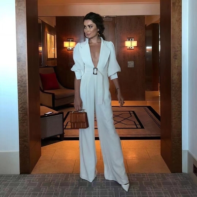 S-L Size Tight-fitting Women's Summer Jumpsuit 2023 Arrival Full-length for Customer Requirements