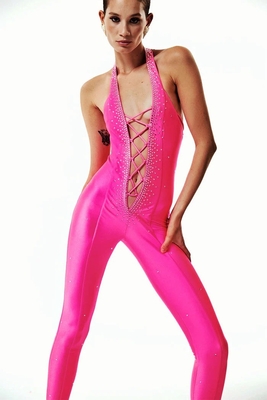 Kimshein Ultimate Choice Women's Sexy Club Outfit Mesh Bodysuit Guangdong Made for a Daring Look Kimshein Summer Collection