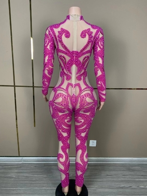 AD1905 Kimshein Diamond Pearl Bodycon Dress for Women's Party Nightclub and Sports Wear The Ultimate Statement Piece