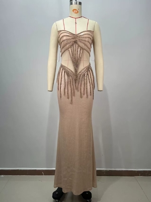 ED2731 Kimshein Fashion Women's Fantasy Long Dress Elegant Sequin Evening Dress and with Needle Inspection Technology