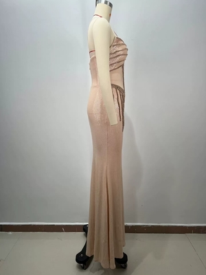 ED2731 Kimshein Fashion Women's Fantasy Long Dress Elegant Sequin Evening Dress and with Needle Inspection Technology