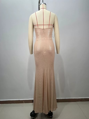 ED2731 Kimshein Fashion Women's Fantasy Long Dress Elegant Sequin Evening Dress and with Needle Inspection Technology