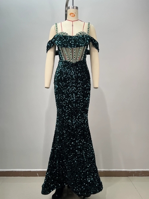 Mrs. Jinxin's Birthday Party Dress ED2736 Women's Evening Dress with Dry Cleaning Feature and Customizable Logo Position