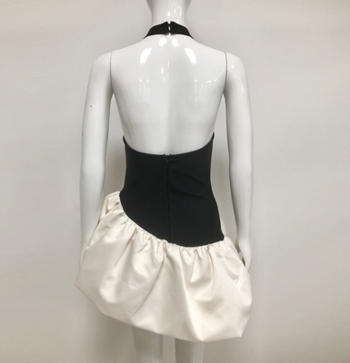 SB3406 Kimshein Elegant Backless Bandage Dress Floral and Sexy Mini Dress for Women's Parties SB3406 Adult Size Backless