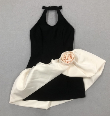 SB3406 Kimshein Elegant Backless Bandage Dress Floral and Sexy Mini Dress for Women's Parties SB3406 Adult Size Backless