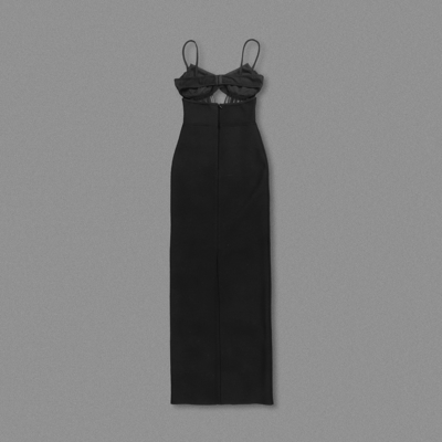 SB3403 Black Women's Sleeveless Bandage Dress Elegant and Breathable Bodycon Dress for Evening Gathering