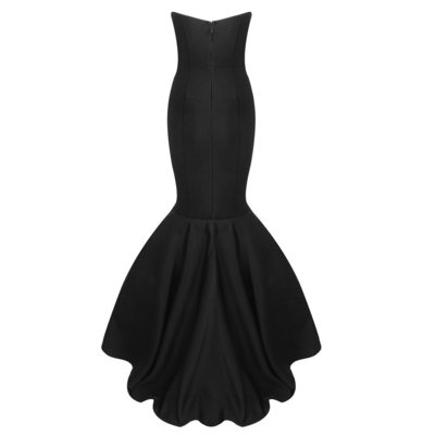 Guangdong SB3401 Kimshein Black Bandage Bodycon Maxi Dress for Fashionable Women in Elegant Black Design from Guangdong