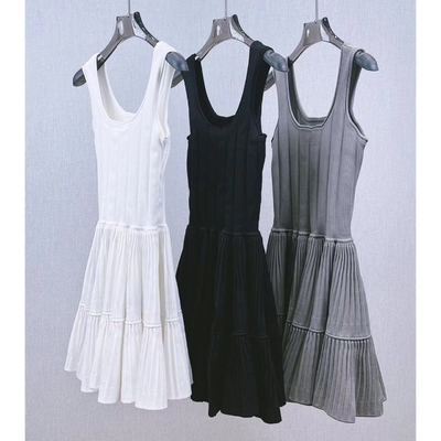 KD2360 Kimshein Women's Mini Sleeveless Dress Beautiful and Stylish Knitted Dress for Women