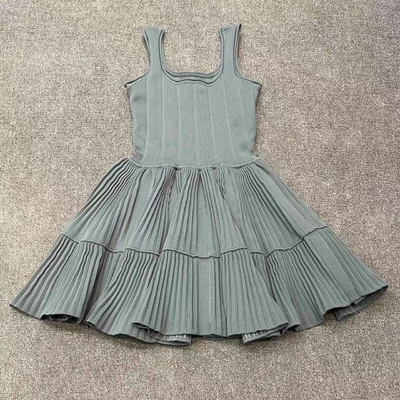 KD2360 Kimshein Women's Mini Sleeveless Dress Beautiful and Stylish Knitted Dress for Women