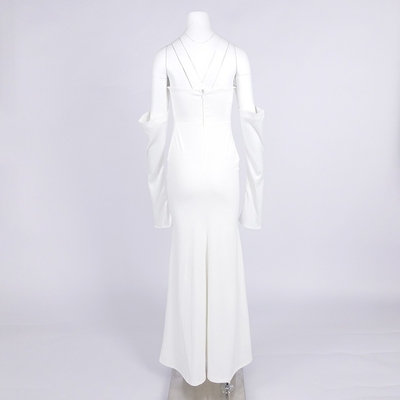 Customizable Logo Off-Shoulder Maxi Dress Perfect for Kimshein Birthday Party and Figure-Flattering Women's Clothing