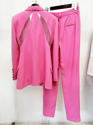 Upgrade Your Spring Wardrobe with Kimshein's Polyester and Cotton Weave Transparent Mesh Bodycon Clothes in a 2-Piece Set